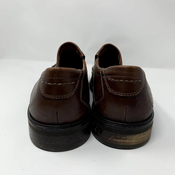 ECCO Shock Point Mens Brown Leather Slip-on Loafers 46/US 12-12.5 - Picture 5 of 9
